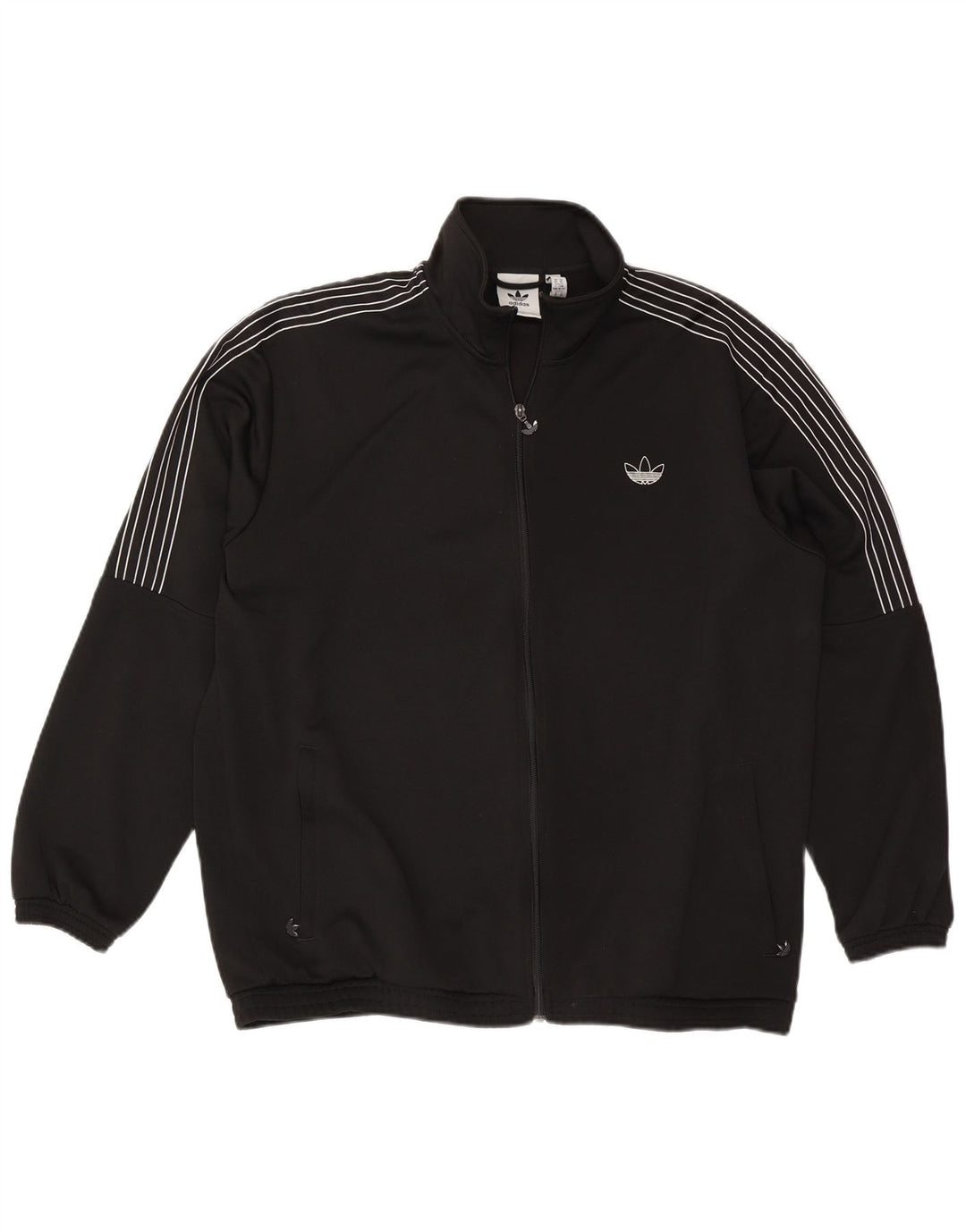 Adidas Herren Trainingsanzug Top Jacke XL Schwarz Polyester