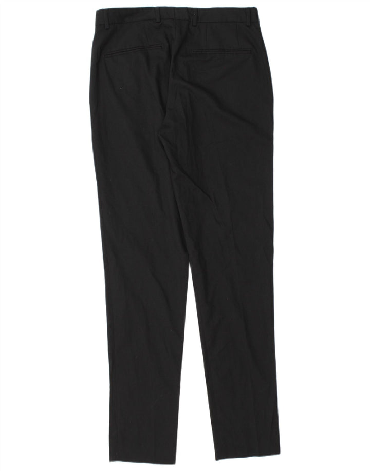Zara Slim Chino-Hose für Herren, EU 38, Größe S, W30, L32, Schwarz, Polyester