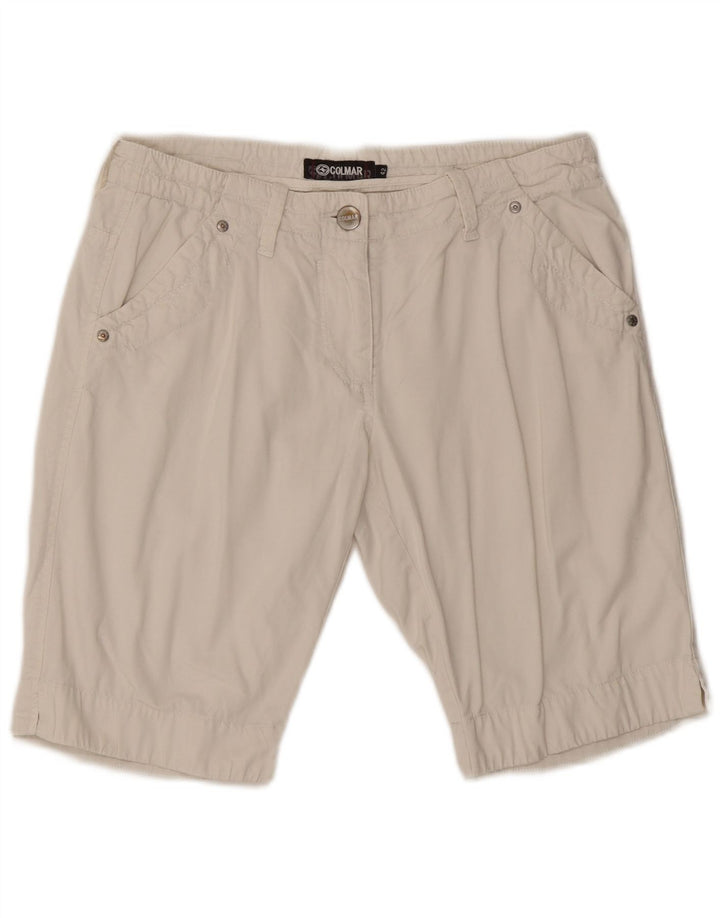 Colmar Damen Chinoshorts IT 42 Medium W30 Weiße Baumwolle
