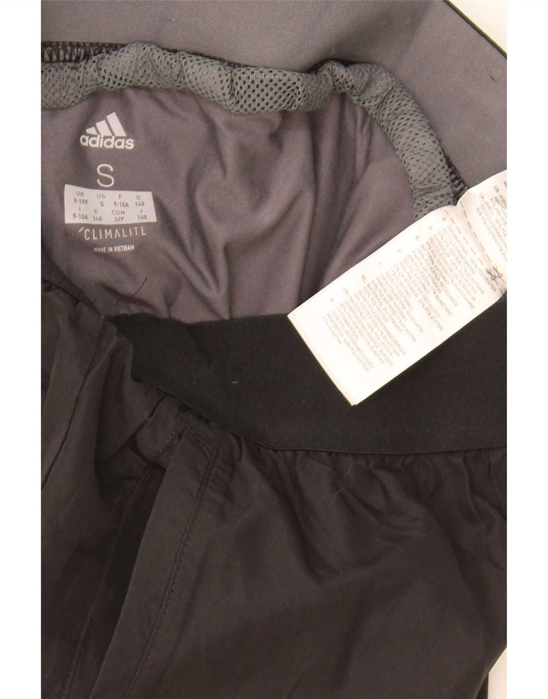 Adidas Jungen Climalite Sport Shorts 9–10 Jahre Small Schwarz Polyester