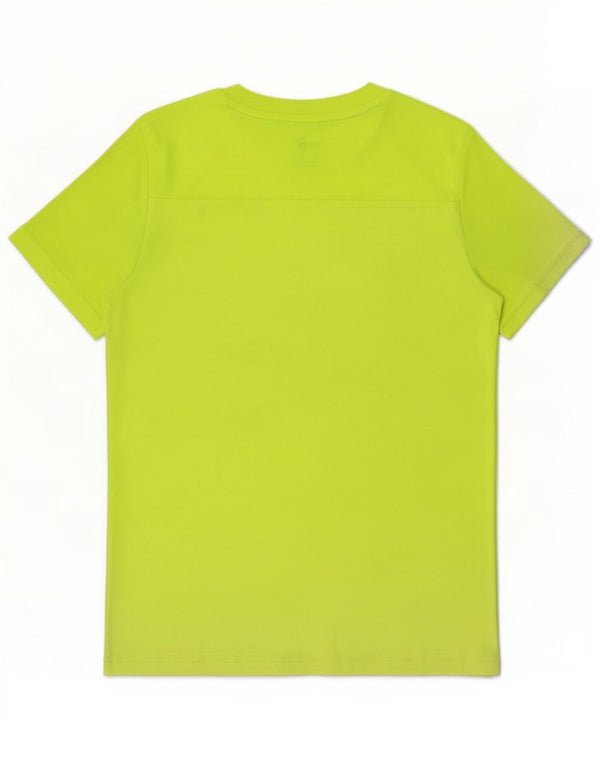 Puma Jungen Grafik T-Shirt Top 11–12 Jahre, grünes Polyester