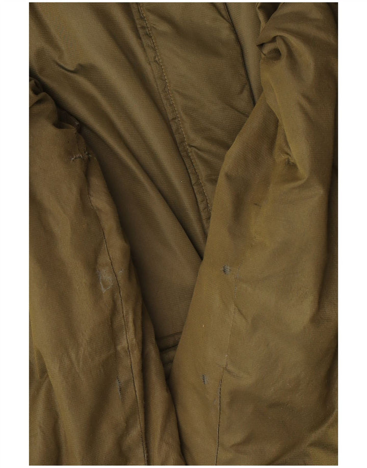 Max Mara Womens Weekend Wattierte Jacke UK 14 Medium Khaki Polyester