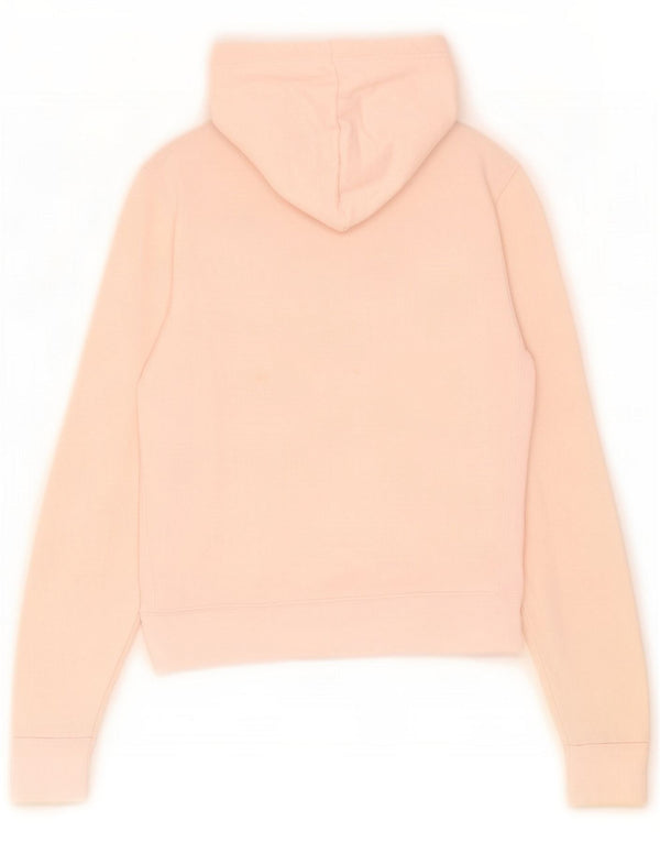 Converse Womens Graphic Hoodie Pullover UK 16 Große rosa Baumwolle