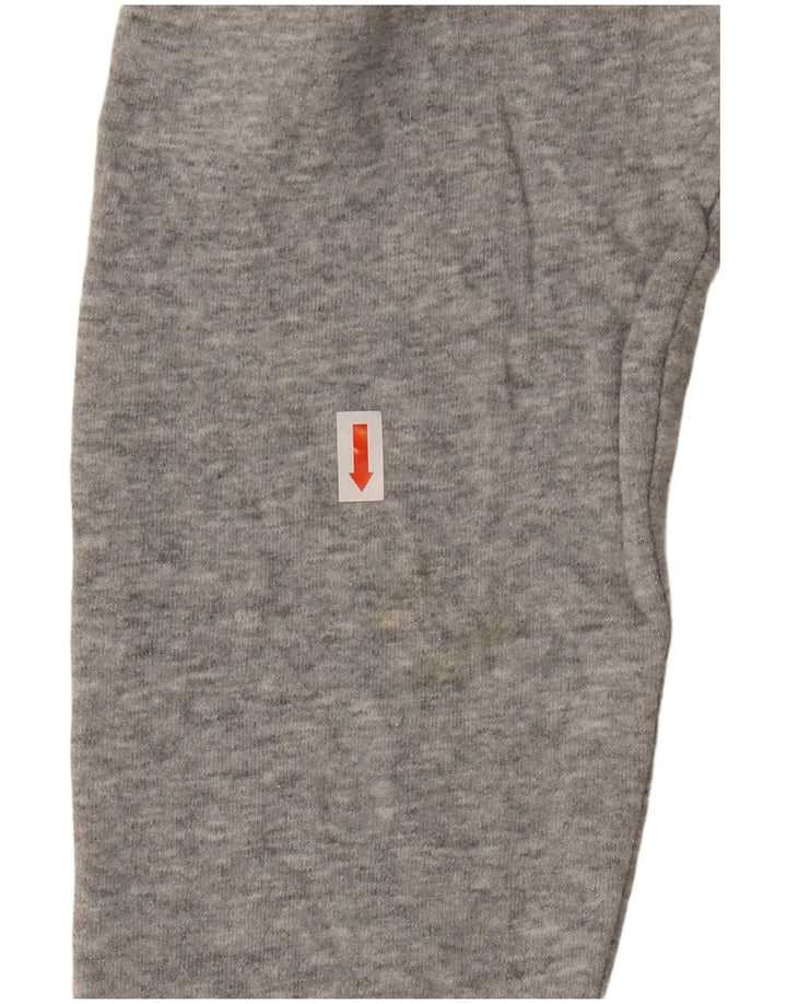 FILA Damen-Sweatshirt-Pullover UK 16 Große grau gefleckte Baumwolle
