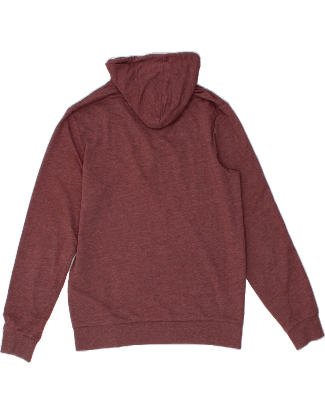 JACK & JONES Mens Hoodie Jumper Medium Maroon Polyester Vintage Jack & Jones and Second-Hand Jack & Jones from Messina Hembry 
