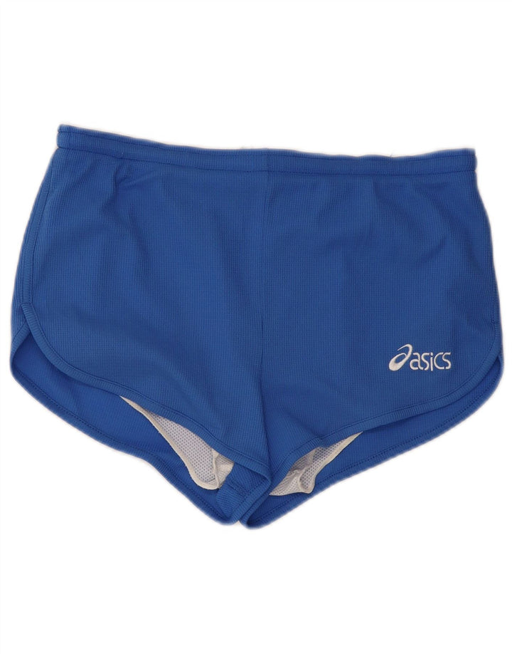Asics Damen Sportshorts UK 12 Mittelblaues Polyester