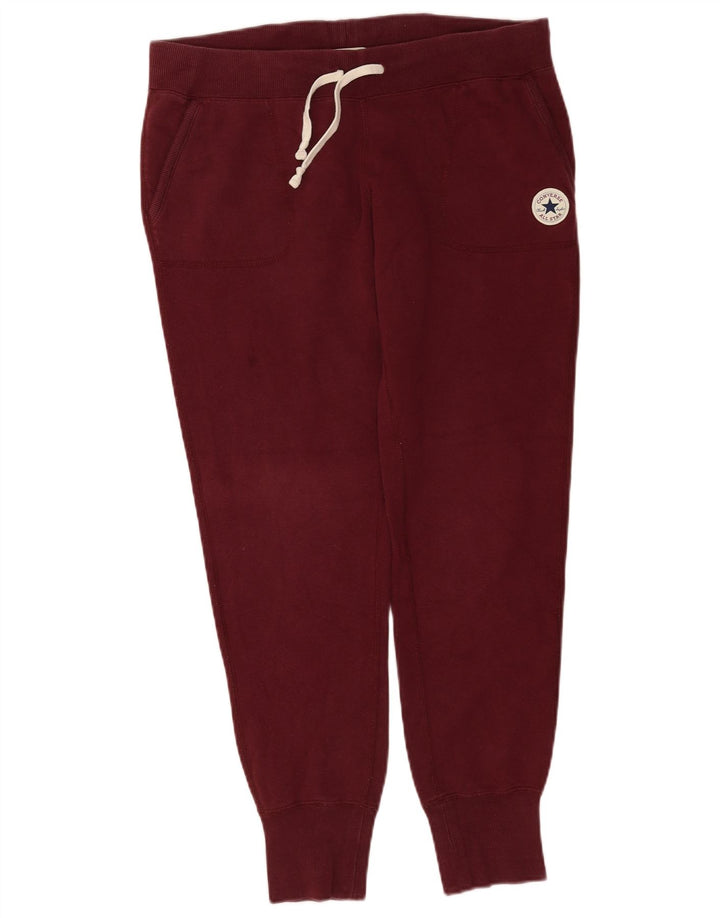 Converse Damen Trainingshose Jogger UK 14 Medium Burgund