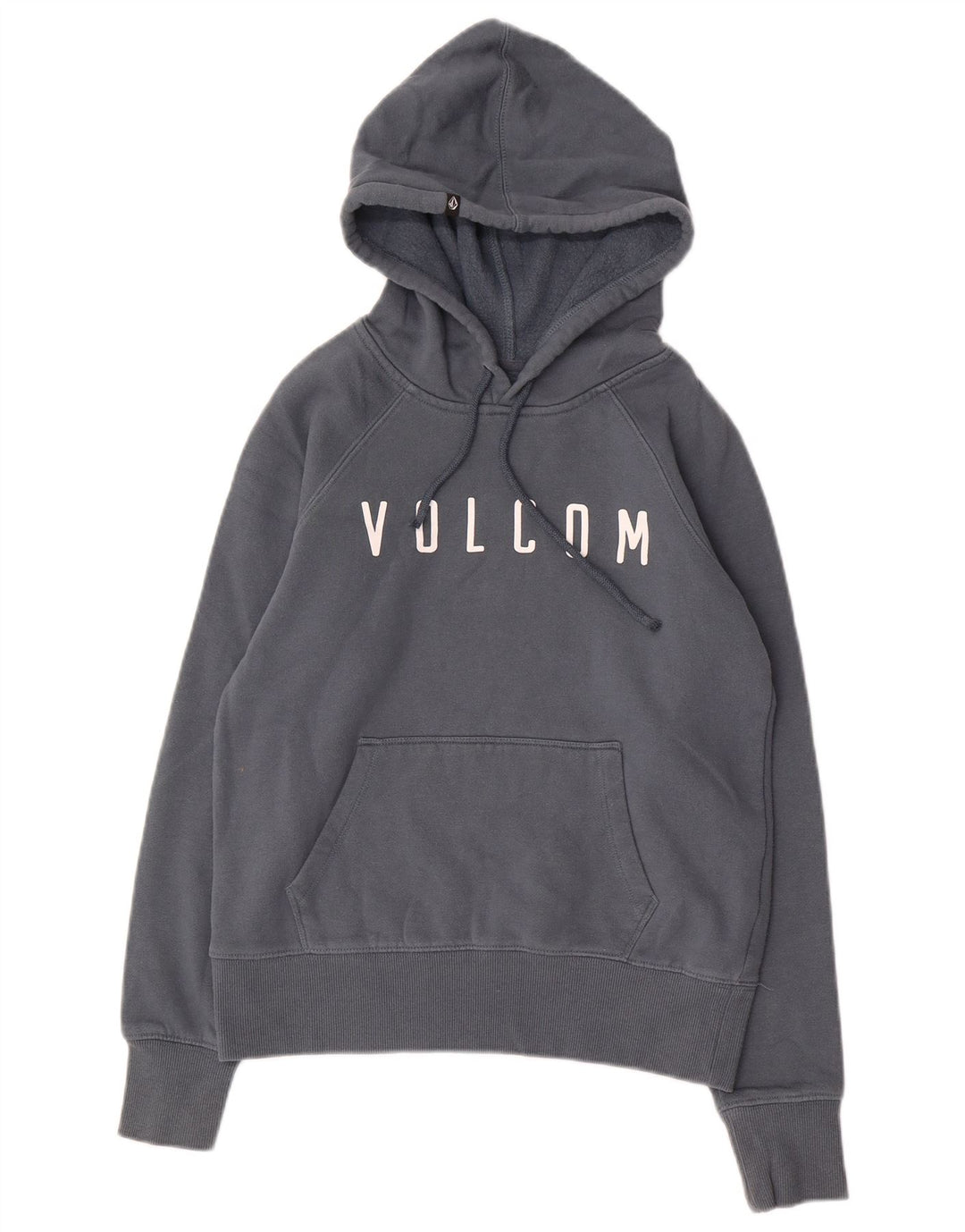 VOLCOM Kapuzenpullover mit Grafik für Jungen, 7–8 Jahre, XS, graue Baumwolle