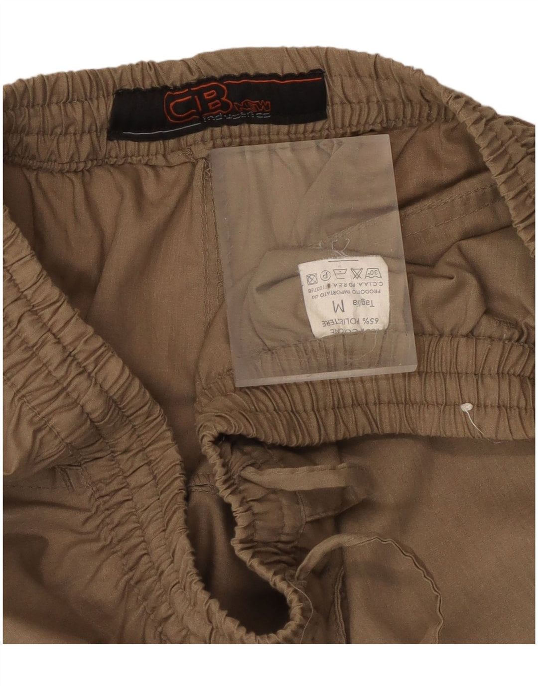 Vintage Damen gerade Cargohose Medium W30 L31 Beige Baumwolle
