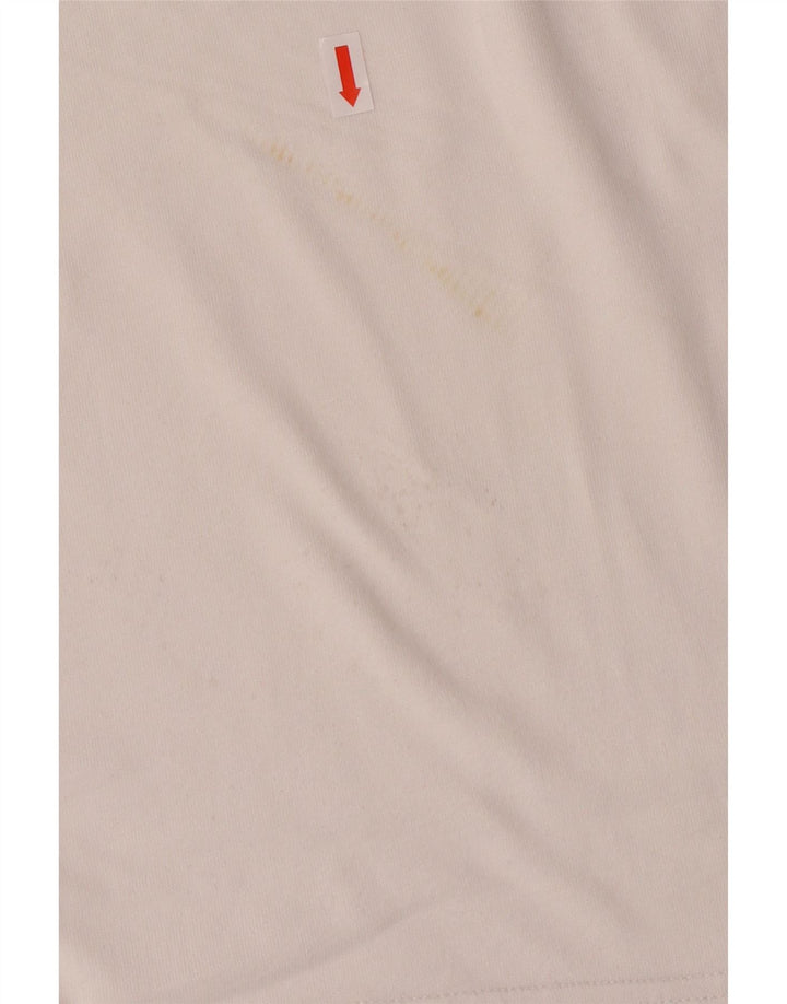 ADIDAS Mens Graphic T-Shirt Top Medium White
