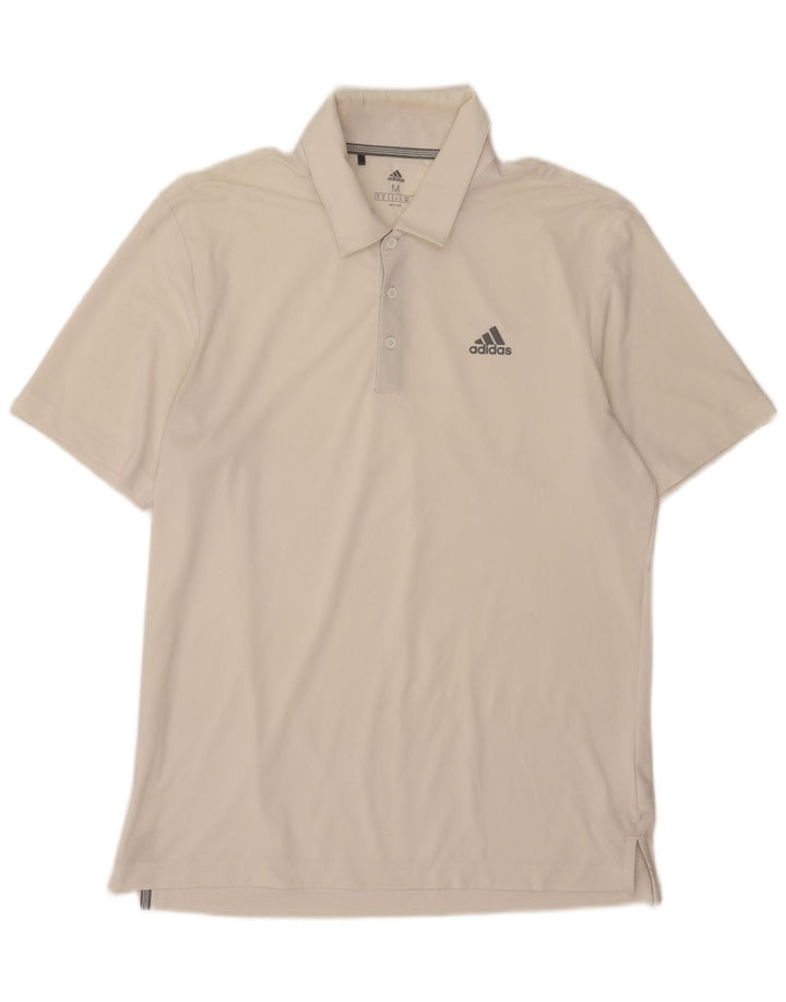 Adidas Herren Poloshirt Medium Weiß Polyester
