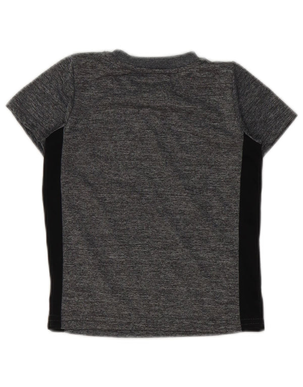 NBA-T-Shirt mit Grafik für Jungen, 2–3 Jahre, graues Colourblock-Polyester