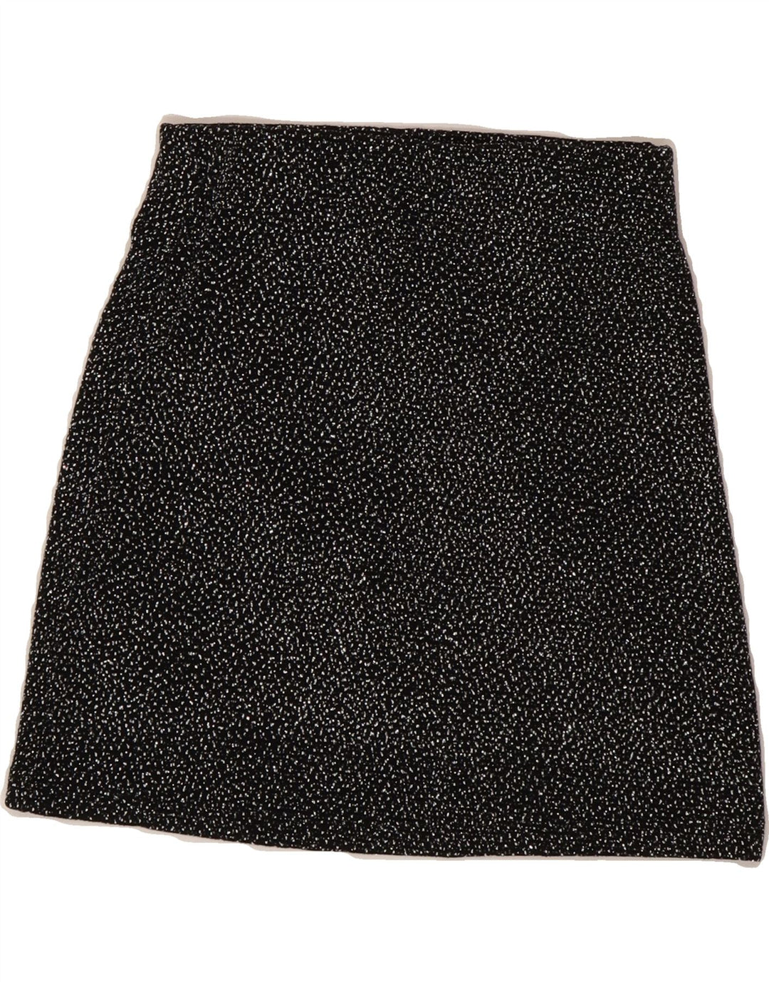 PULL & BEAR Womens Mini Skirt Small W24 Black Spotted Polyamide Vintage Pull & Bear and Second-Hand Pull & Bear from Messina Hembry 