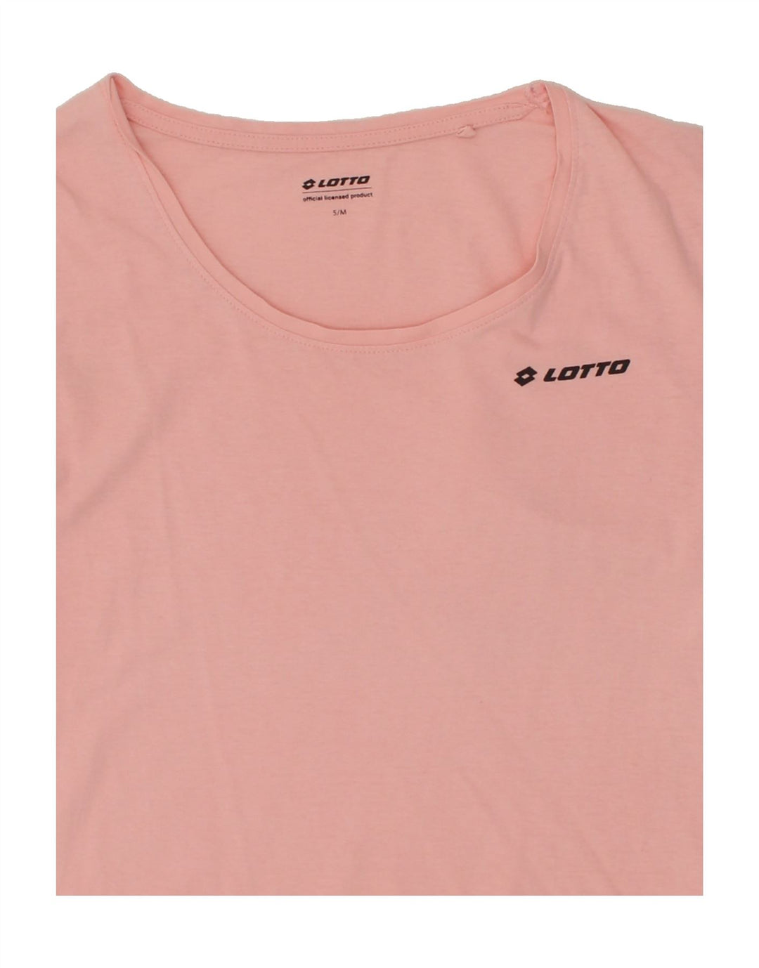 LOTTO Womens Top Long Sleeve UK 10 Small Pink Cotton Vintage Lotto and Second-Hand Lotto from Messina Hembry 