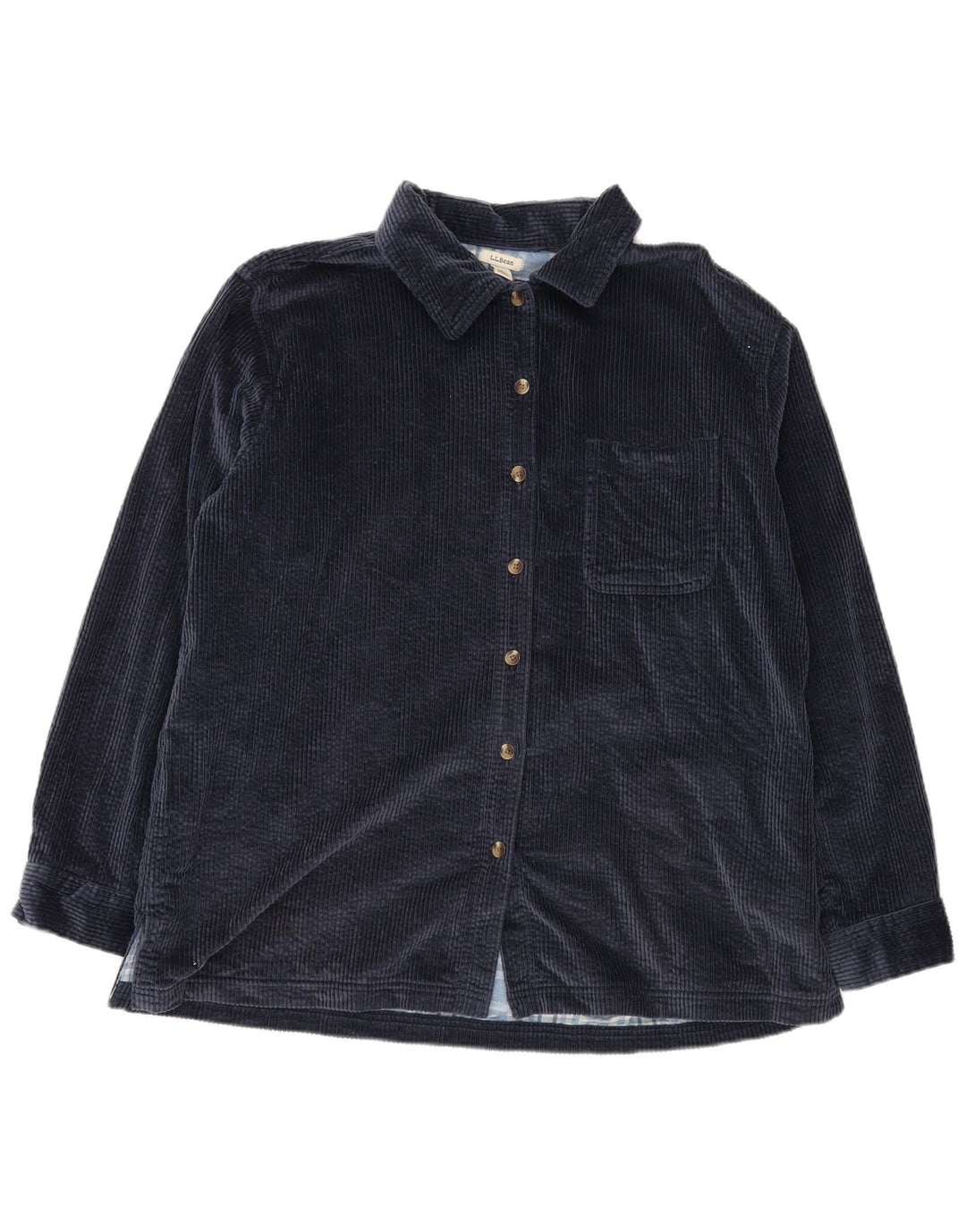 L.L.Bean Herren-Cordhemd, groß, marineblau, Baumwolle