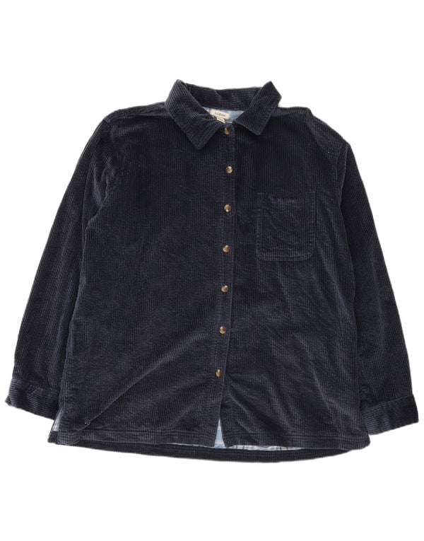 L.L.Bean Herren-Cordhemd, groß, marineblau, Baumwolle