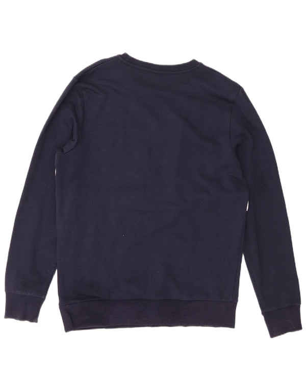 Jack & Jones Herren-Sweatshirt mit Grafik, groß, Marineblau, Farbblock