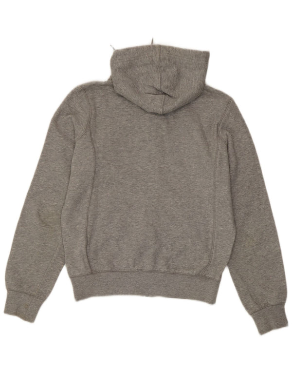 Nike Damen-Pullover mit übergroßem Reißverschluss und Kapuze, UK 6/8 XS, Grau