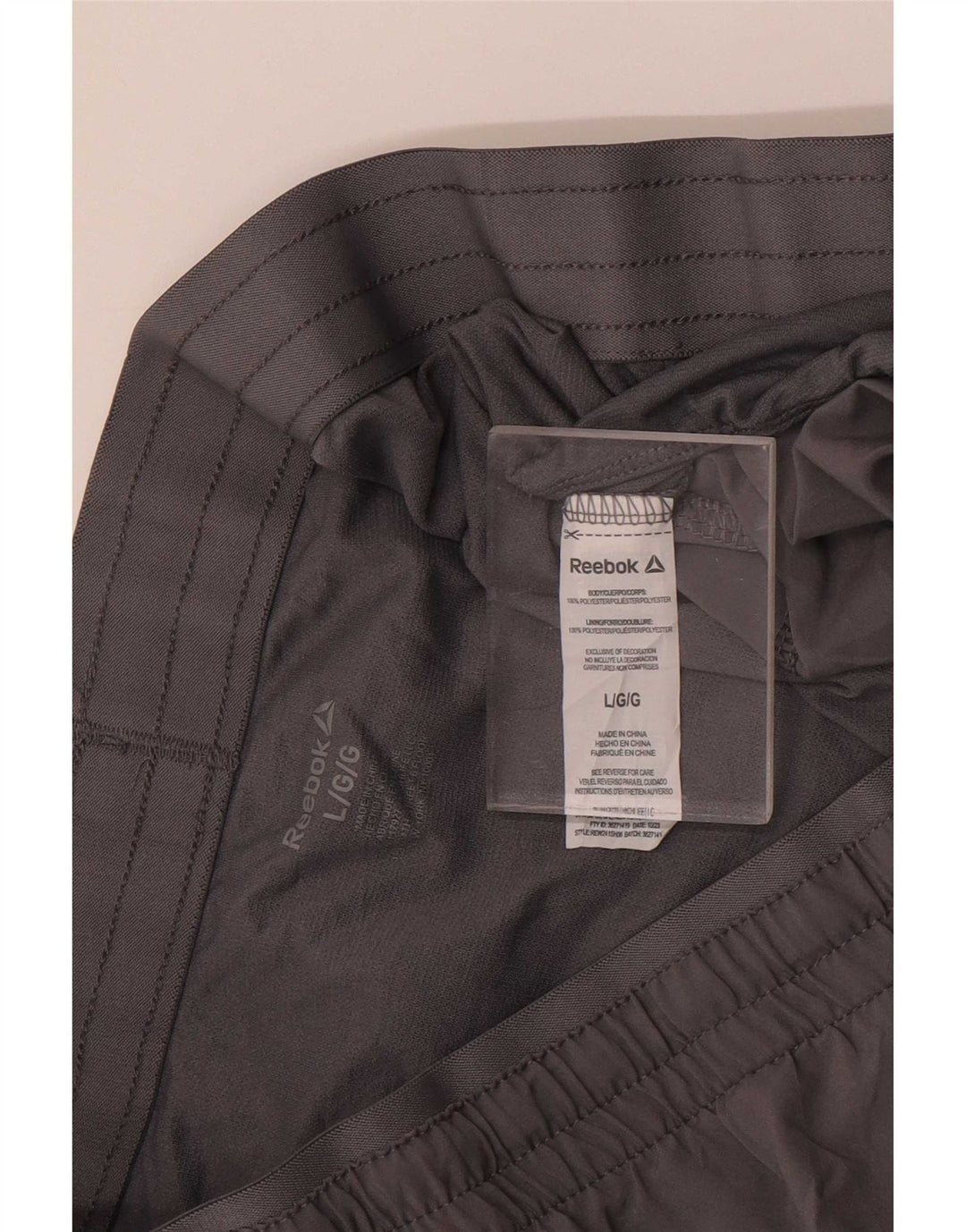 Reebok Herren Graphic Sport Shorts Large Grau Polyester