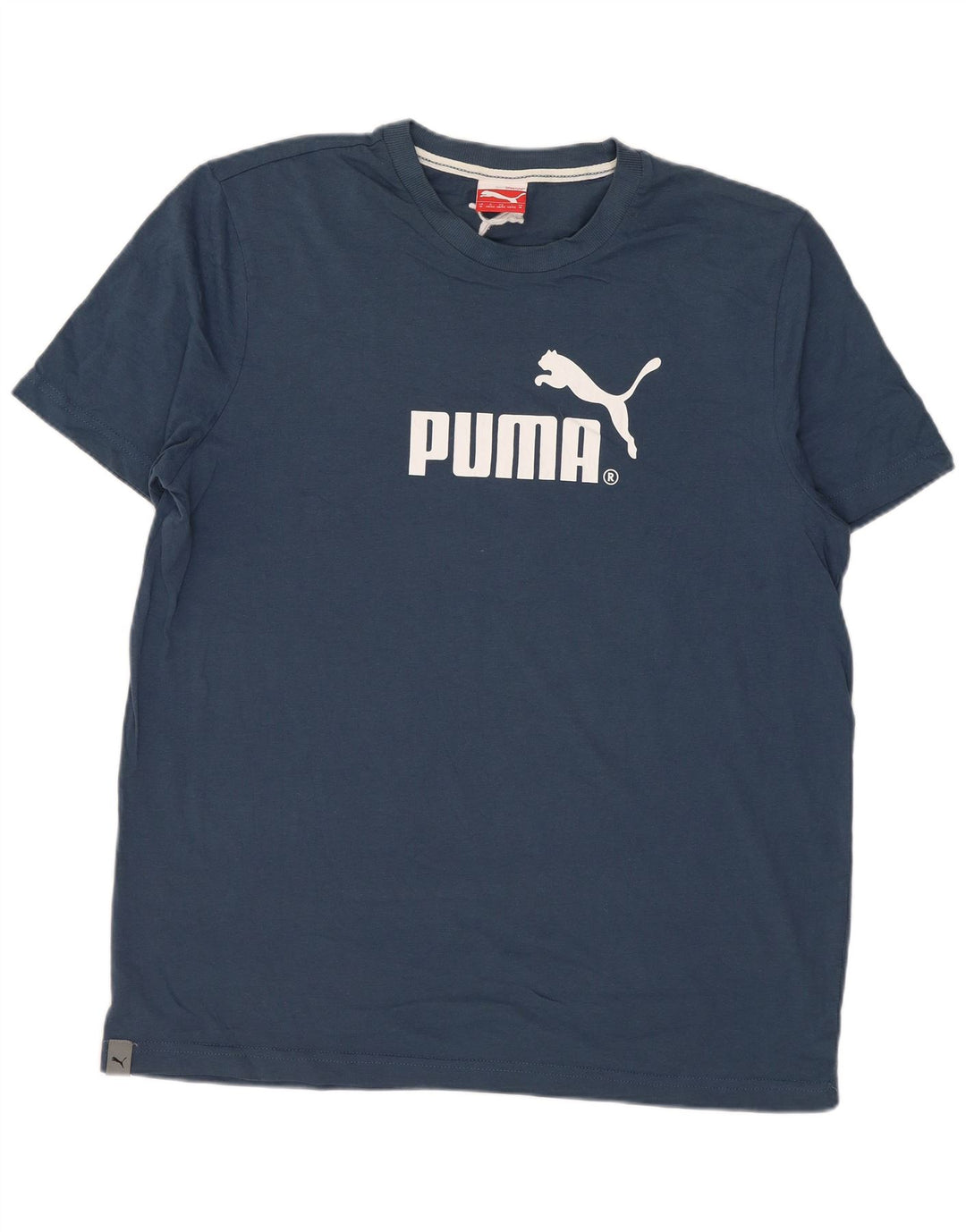 Puma Herren T-Shirt mit Grafik, mittelgroß, Marineblau