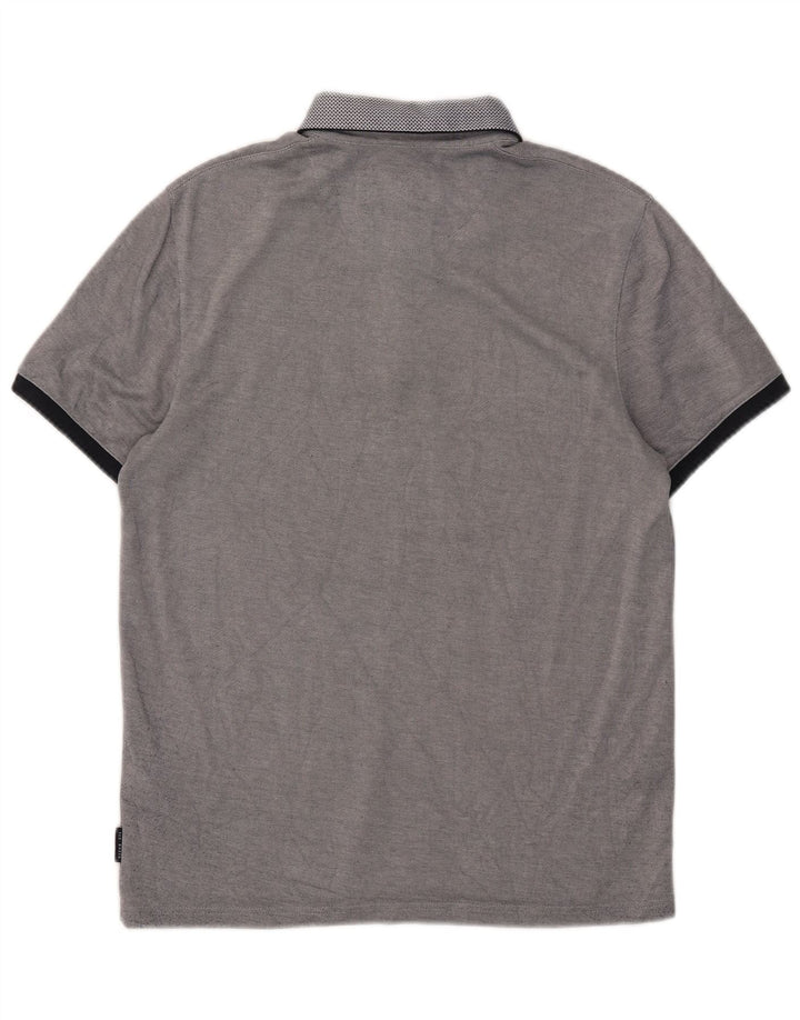 Ted Baker Herren-Poloshirt, Größe 3, Mittel, Marineblau, Modal