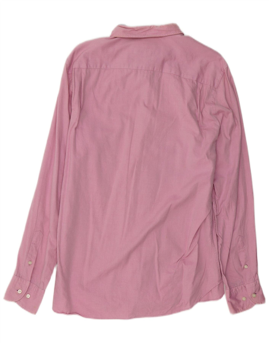 MASSIMO DUTTI Herrenhemd Große rosa Baumwolle