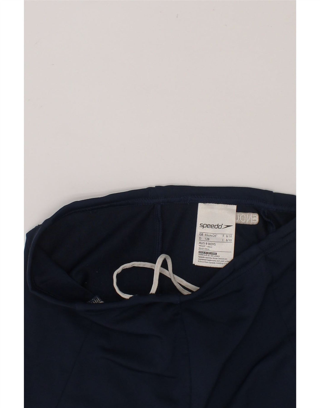 SPEEDO Boys Swimming Shorts 8-9 Years  Navy Blue Polyester Vintage Speedo and Second-Hand Speedo from Messina Hembry 