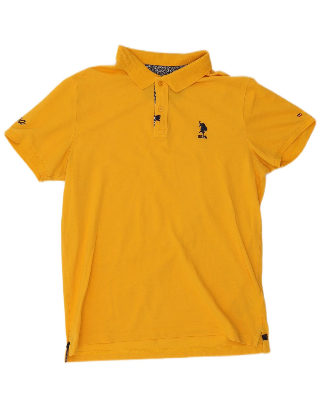 U.S. Polo Assn. Mittelgelbes Herrenhemd aus Baumwolle
