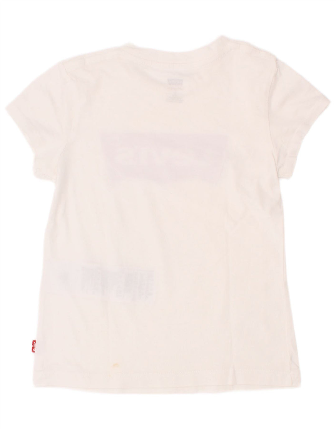 Levi's Jungen-T-Shirt mit Grafik, 4–5 Jahre, weiße Baumwolle