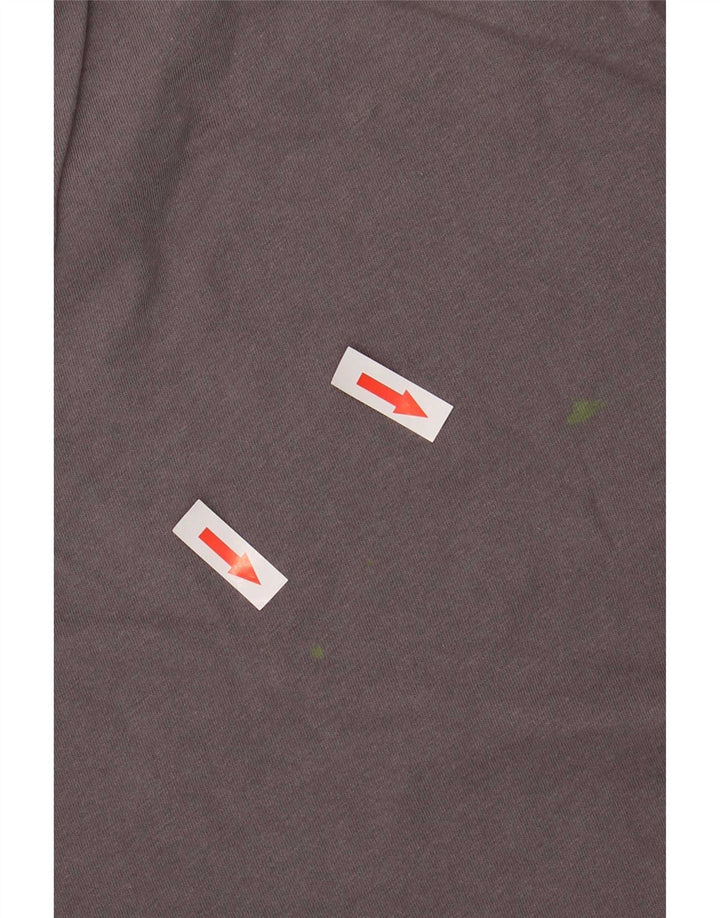 Nike Herren T-Shirt Top Small Grau Baumwolle