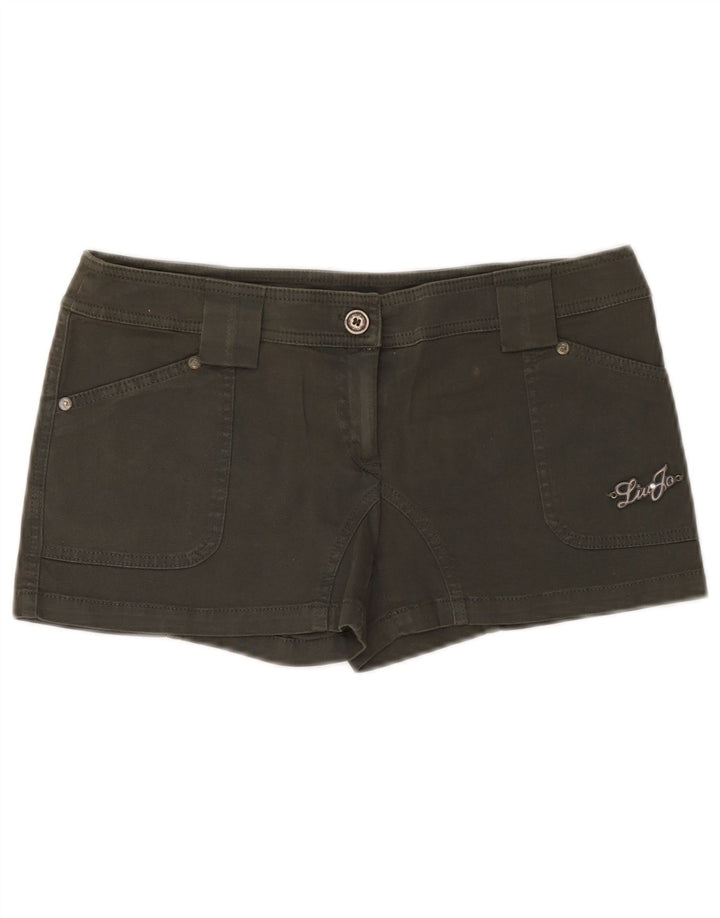 Liu Jo Damen Hotpants IT 44 Medium W30 Grüne Baumwolle