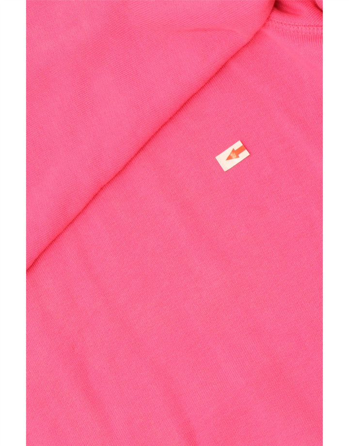 Marks & Spencer Damen-Kapuzenpullover mit Reißverschluss, UK 12, mittelrosa, Baumwolle