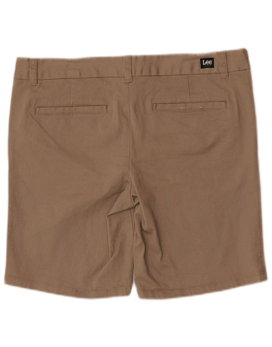 Lee Damen Chinoshorts US 13 Large W34 Braune Baumwolle