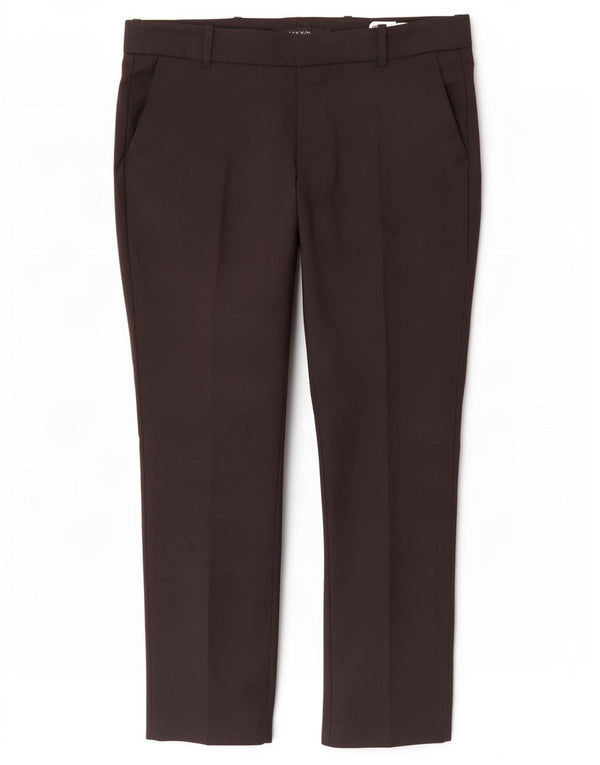 Gerade Chino-Hose für Damen von Zara, Größe L, W30, L28, Schwarz, Baumwolle