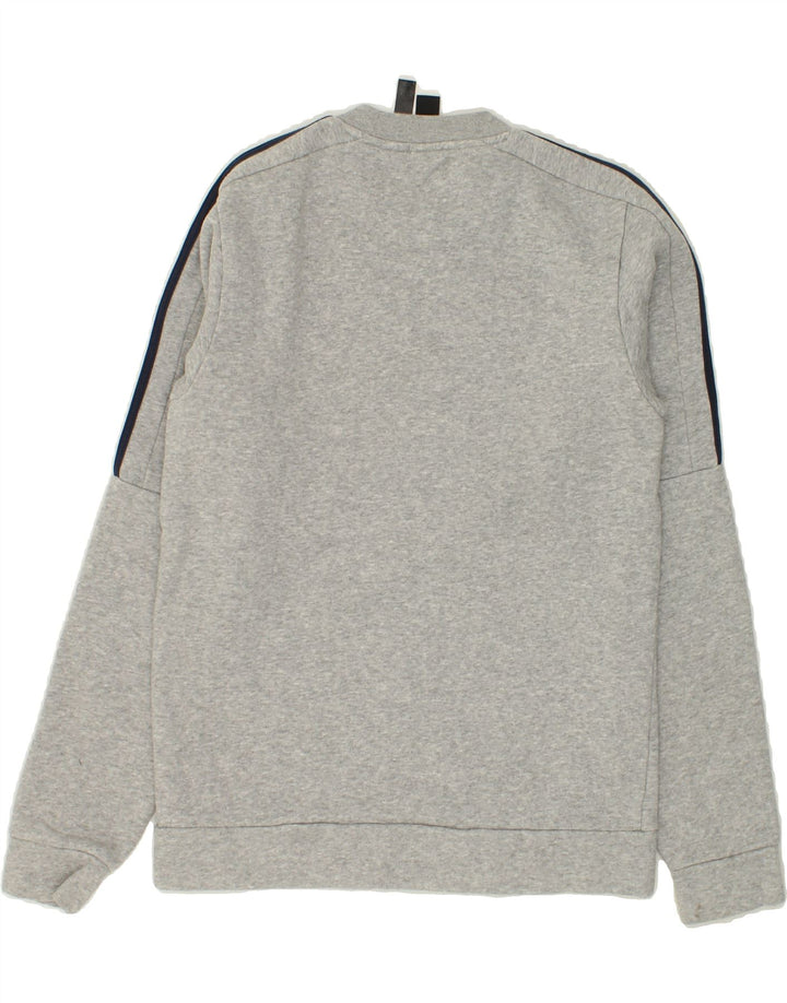 ADIDAS Mens Sweatshirt Jumper XS Grey Cotton Vintage Adidas and Second-Hand Adidas from Messina Hembry 