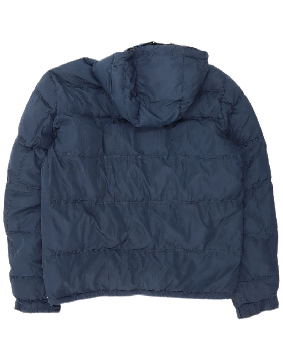 Lee Wattierte Herrenjacke mit Kapuze, UK 44, XL, Marineblau, Polyester