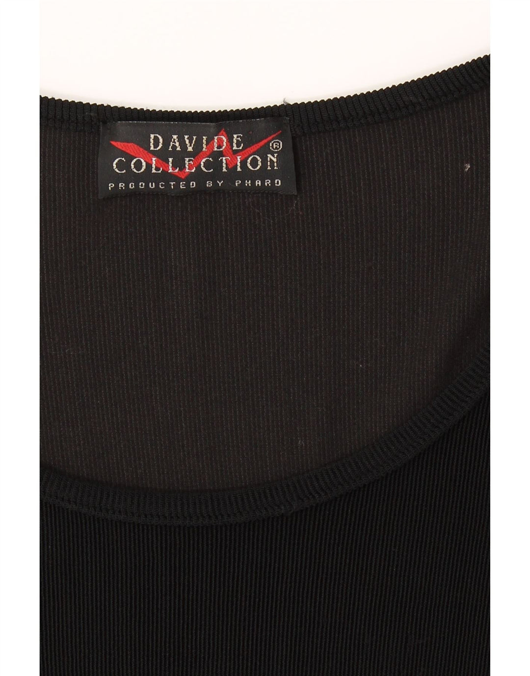 PHARD Womens Long Sleeve Basic Dress UK 12 Medium Black Viscose Vintage Phard and Second-Hand Phard from Messina Hembry 