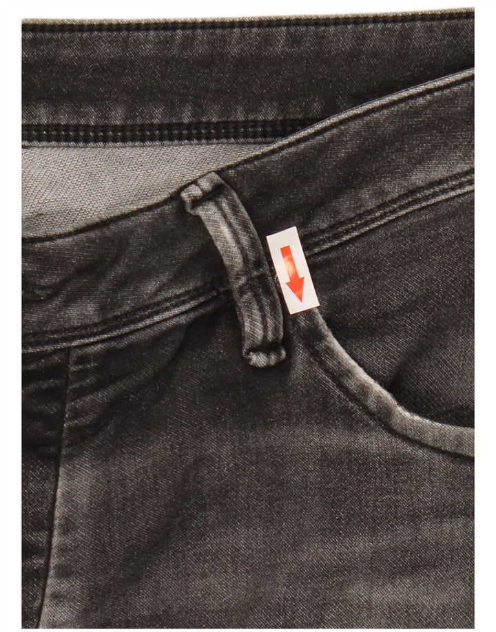 Jack & Jones Herren-Jeansshorts mit normaler Passform, XL, W38, graue Baumwolle