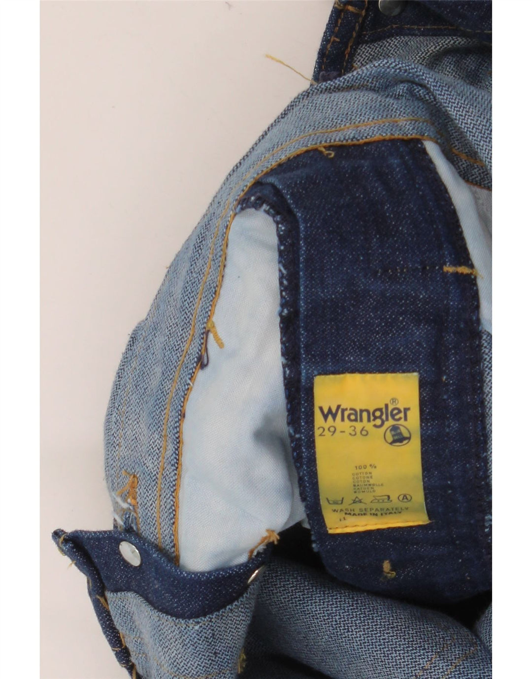 WRANGLER Herren-Latzhose, gerade Jeans, W29, L36, Marineblau, Baumwolle