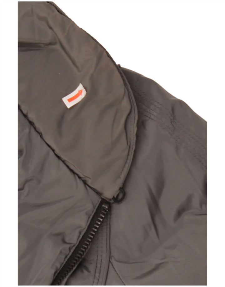 ZARA Damen Wattierte Jacke UK 18 XL Grau