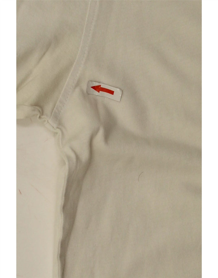Tommy Hilfiger Herren-T-Shirt mit normaler Passform, mittelweiße Baumwolle