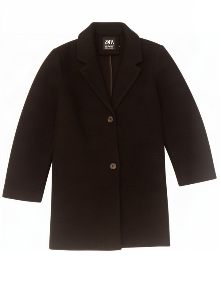 Zara Mädchenmantel 13–14 Jahre, schwarzes Polyester