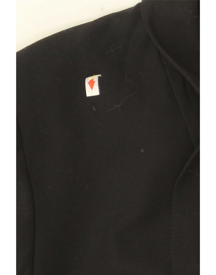Marks & Spencer Damen Mantel UK 16 Large Schwarz Schurwolle