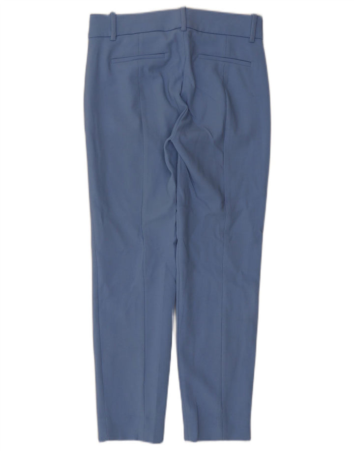 J. CREW Damen Cameron Slim Chinohose US 2 XS W25 L25 Blau Polyester