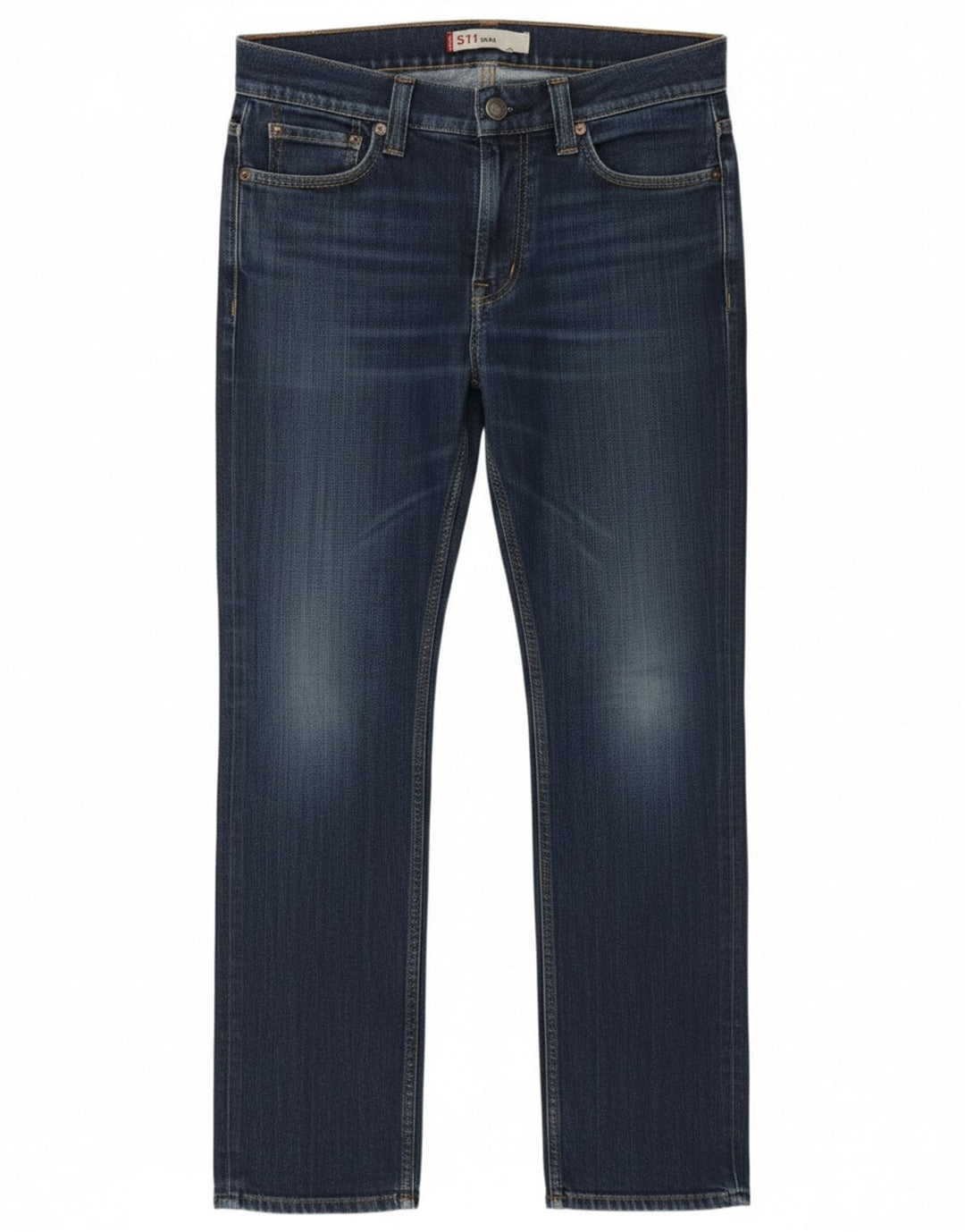 Levi's Herren 511 Slim Jeans W32 L32 Blaue Baumwolle