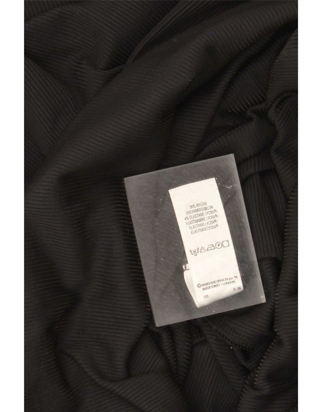 Marks & Spencer Damen Maxikleid UK 10 Small Schwarz Nylon