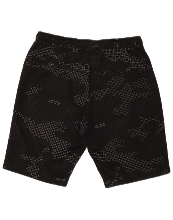 Nike Herren-Sportshorts, mittelgroß, schwarzes Camouflage-Polyester