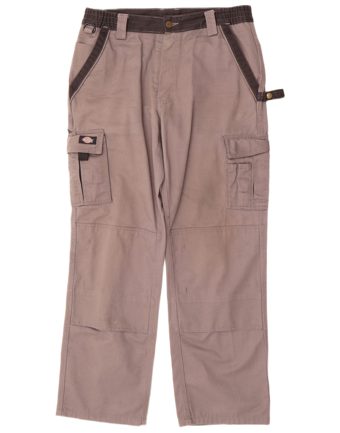 Dickies Gerade Herren-Cargohose W34 L31 Graues Polyester