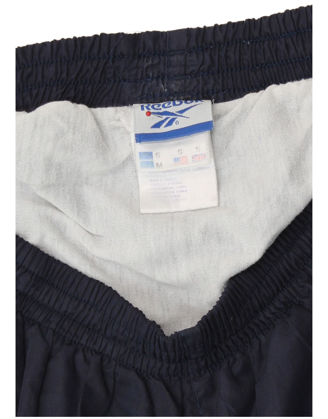 Reebok Herren-Sportshorts, klein, marineblau, Polyester