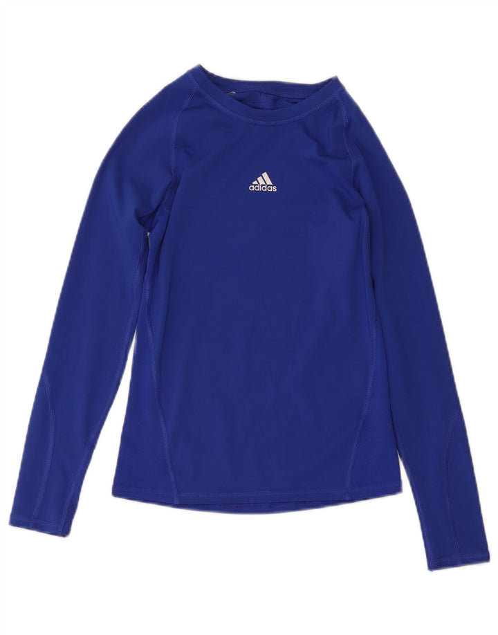 Adidas Jungen Climacool Top Langarm 11-12 Jahre Blau Polyester